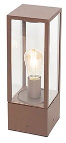Industriële staande buitenlamp roestbruin 40 cm IP44 - Charlois