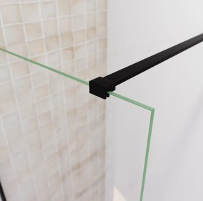 Saniclear Redro stabilisatiestang 100cm incl. muur- en wandbevestiging zwart mat