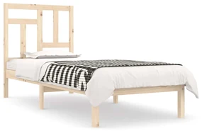 vidaXL Bedframe massief grenenhout 90x200 cm