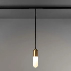 Modular Lighting -  Railverlichting Pista Placebo Geanodiseerd brons  Metaal