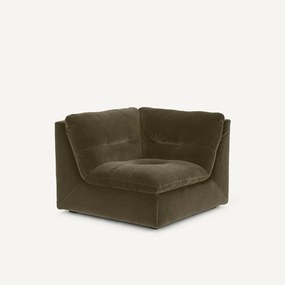 Modulaire 90° hoek in fluweel, GIULIANO