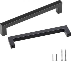 VEVOR set van 30 meubelgrepen, RVS stanggrepen, 140 x 12 x 35 mm, keukengrepen, hartafstand 128 mm, kastgrepen, dikte van de kastpanelen van 1,52 tot 2 cm of 1,27 tot 4 cm, deurklinken, ladegrepen