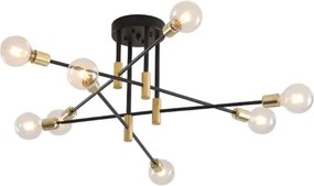 PLAFONDLAMP GOUD HANGLAMP APP733-8C