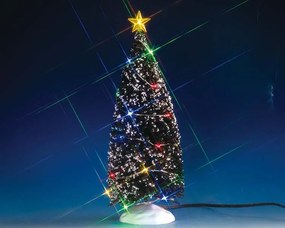 Lemax - 'Multi-Light Evergreen Tree L' - Verlichte kerstboom - Exclusief adapter (werkt ook op batterijen)