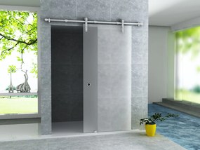 SaniGoods Tokyo schuifdeur voor douche melkglas 102,5x205cm