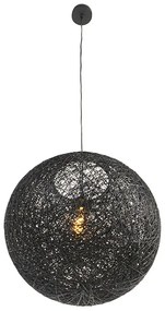 Design hanglamp zwart bol 45cm - Corda