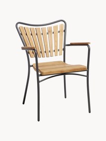 Houten tuinarmleunstoel Ellen