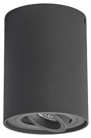 Set van 6 spots donkergrijs draai- en kantelbaar - Rondoo up