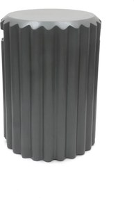 Happy Cocooning Enclosure Rib Bijzettafel - Smokey Anthracite - Composiet