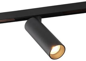 LED Railspot 7W, Universeel 2-Fase, 30D, Warm Wit, Mat Zwart