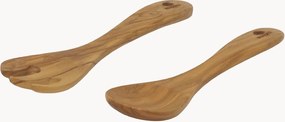 Olijfhouten saladebestekset Rosa, 2 stuks