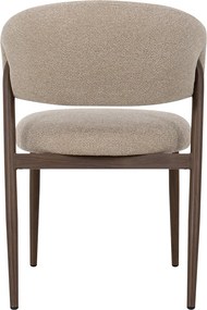 Eetkamerstoel Met Ronde Rugleuning Walnoot