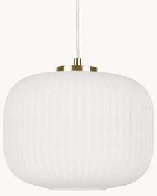 Kleine hanglamp Sober met glazen lampenkap