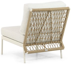 Hoek loungeset 6 personen Aluminium/Wicker Taupe  Coco Bali