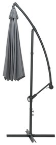 Garden Impressions Athene zweefparasol Ø300 cm - licht grijs