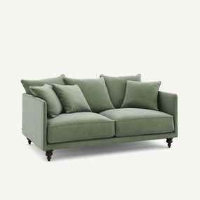 3-zits compacte fluwelen zetel, Lazare