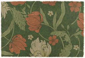 Handgemaakte deurmat William Morris