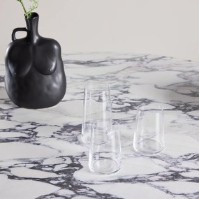 Ronde Eettafel Vijfhoekpoot Lichtgrijs - 120 X 120cm.