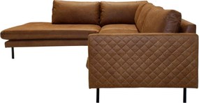 Hoekbank - Daisy - links - leer Colorado cognac 03