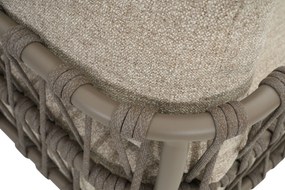 Stoel en Bank Loungeset 5 personen Rope Taupe  Santika Furniture Santika