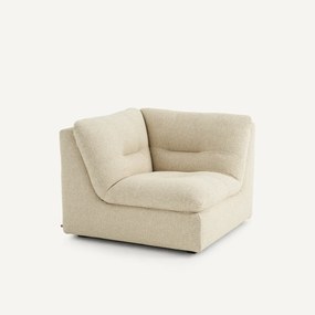 Moduleerbare hoek van 90°, in bouclé stof, GIULIANO