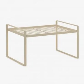 Izarne Ijzeren Opbergrek 35 Cm & Tapioca Beige - Sklum