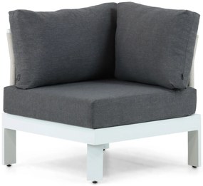Hoek loungeset 6 personen Aluminium Wit  Lifestyle Garden Furniture Lorenzo