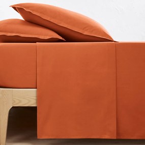 Effen plat laken in perkalkatoen Scenario