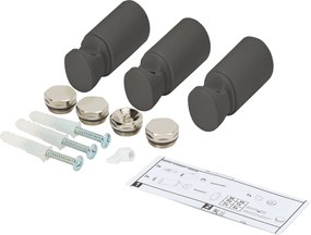 Haceka Monte ophangbeugels voor radiator tabak