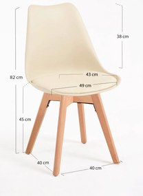Pakket van 4 Synk Basic stoelen
