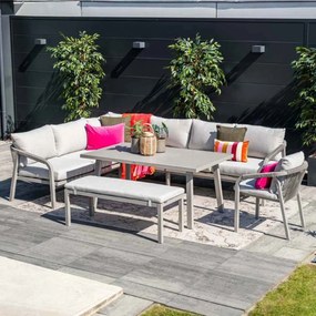 Garden Impressions Tarera lounge dining set 7-delig R - taupe