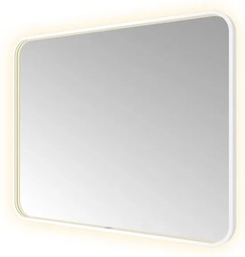 Hotbath &MORE Spiegel direct en indirect LED color changing spiegelverwarming met afstandsbediening Mat wit SSQ180WH