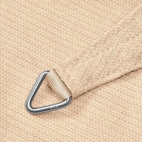 Platinum Coolfit schaduwdoek driehoek 5.0x5.0x5.0m - Gebroken Wit