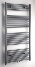 Beaux Rennes handdoekradiator 520W 40x3x140cm grijs metallic