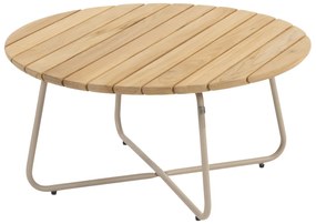4 Seasons Outdoor Verdi loungetafel Ø73 x 35 cm - teak - latte