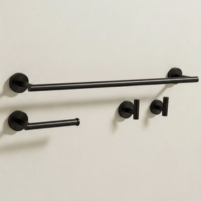 Badkameraccessoireset Ari Black 4-delig