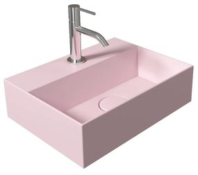 Salenzi Spy Fontein met clickwaste 40x30 cm mat roze