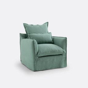 Fauteuilhoes in linnen Odna