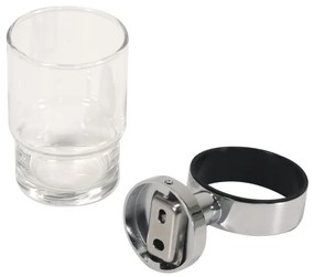 Plieger Vigo glashouder met glas chroom