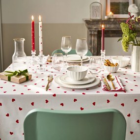 Set van 2 kaarsen met hartprint, SCACCO