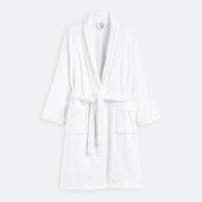 Badjas in badstof, kimono kraag, 450g/m², Haxel