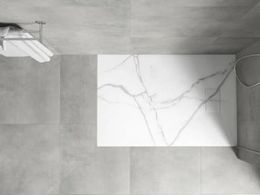 Mexen Hugo rechthoekige SMC douchebak 120 x 90 cm, witte steen - 42159012