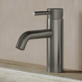Saniclear Plus Curved wastafelkraan RVS