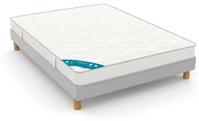 Ensemble matras in mousse met vormbehoud + bedbodem