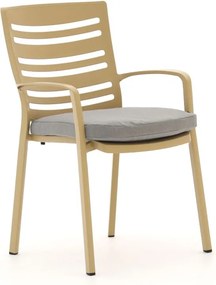 Dining tuinstoel | Hartman  Alexandra | Aluminium | Taupe | Stapelbaar | Kees Smit Tuinmeubelen