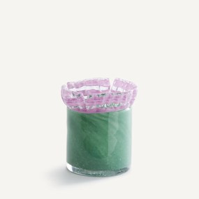 Met de hand geslepen glazen vaas H13 cm, Eloria
