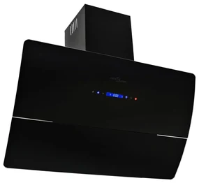 vidaXL Wandafzuigkap 756 m³/u 90 cm roestvrij staal zwart