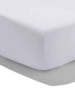 HEMA Hoeslaken Split-topper 180x200 Katoen Percal Wit (wit)