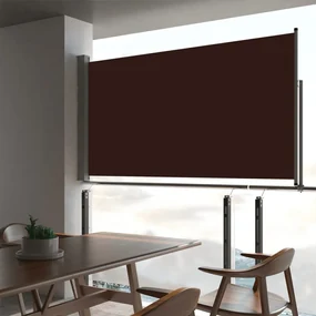 vidaXL Tuinscherm uittrekbaar 160x300 cm bruin