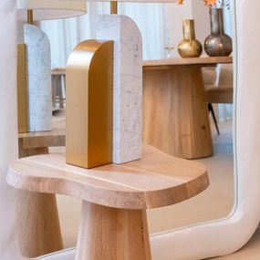 Richmond Interiors Riva Design Bijzettafel Eiken Organisch - 50 X 50cm.